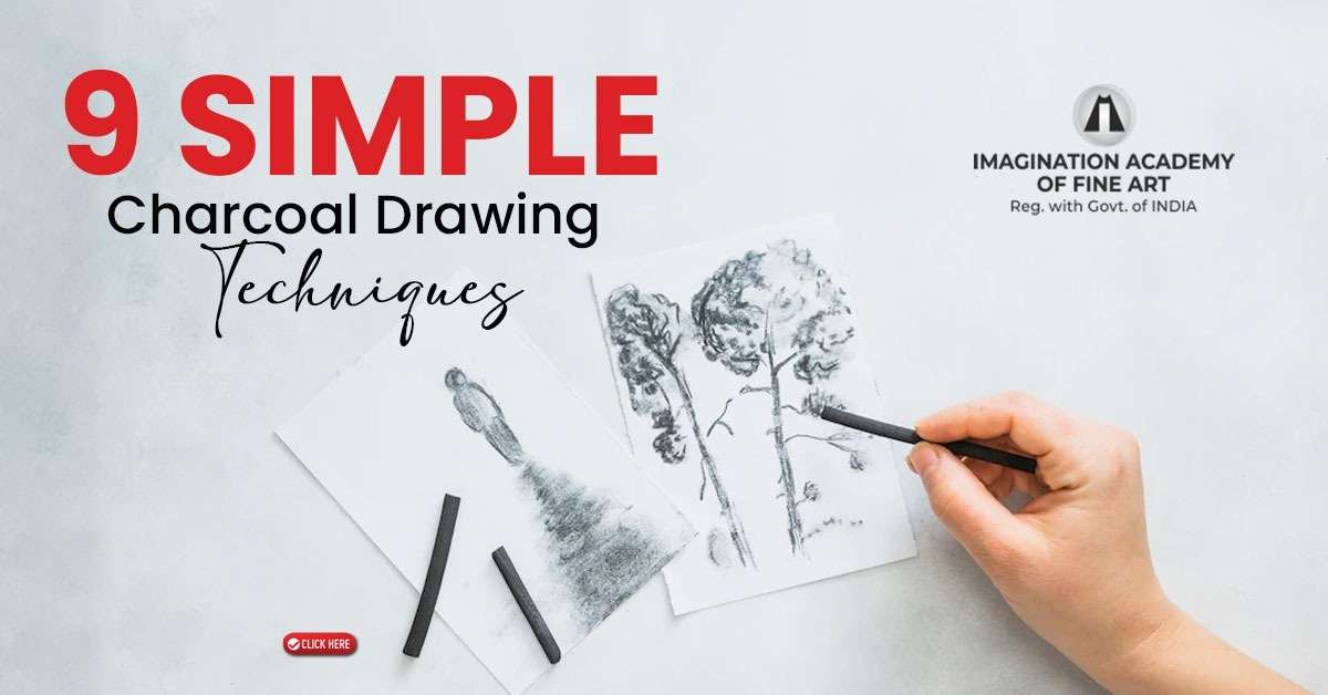 simple charcoal drawing ideas